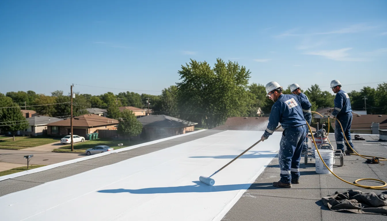 Commercial roof coating in Thaxton, VA near me